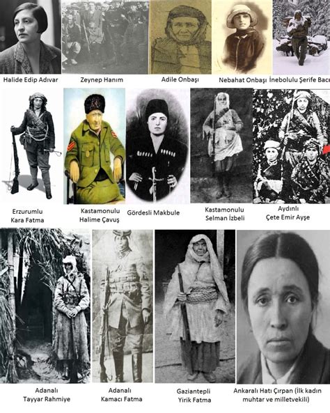 milli mücadele döneminde yaptığı kahramanlıklarla tanınan türk kadınları